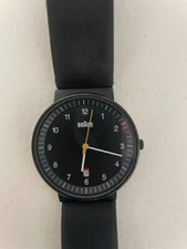 Braun BN0032 Mens German Quartz Watch Black Dial Date at 6 oclock. Original