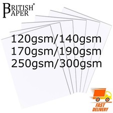 A4 A3 WHITE CARD SMOOTH CRAFT PAPER PRINTER THICK MEDIUM THIN REAM GSM CARDBOARD