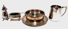 4 Pieces Silver Plate, Walker