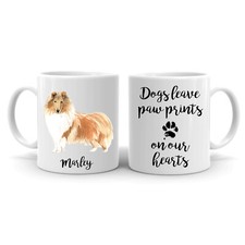 Personalised Rough Collie 11oz Mug Christmas / Birthday FPD