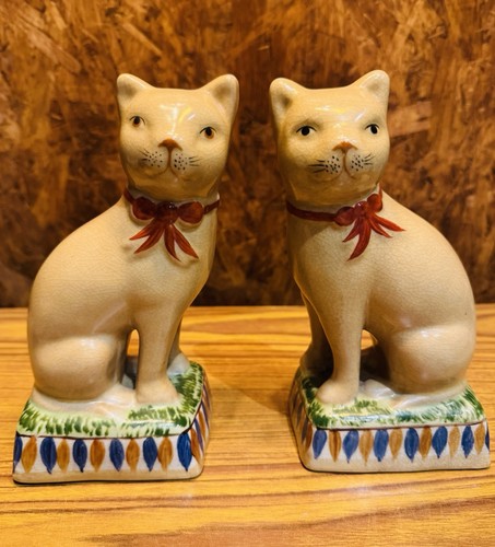 Vintage staffordshire pair - staffordshire,