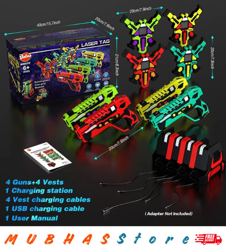 Rechargeable laser tag - rechargeable, guns