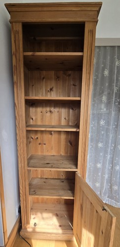 Bookshelf solid pine bookcase - bookshelf,