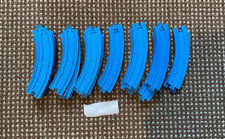Tomy Trackmaster Thomas the Tank Engine Blue Curved Track 32 Pieces.