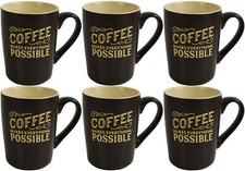 Coffee Mugs Tea Cups 400ml Hot or Cold Drink
