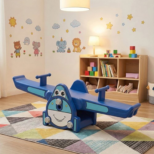 Cute airplane seesaw - cute, baby
