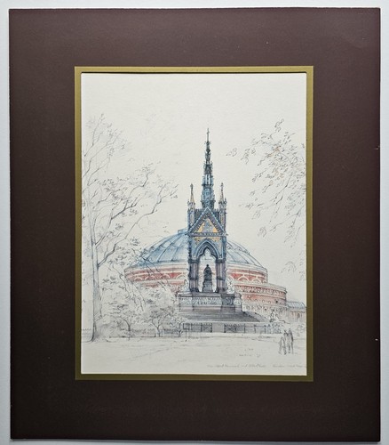 The albert memorial and - the,