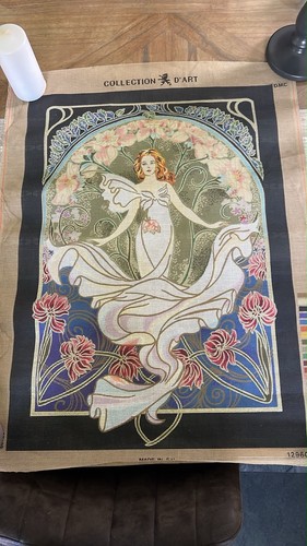 Lady tapestry - lady,