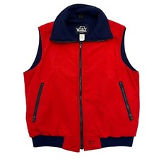 Woolrich Gilet Jacket Red Mens