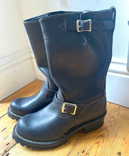 Wesco black leather engineer - wesco,