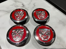 4 x 58mm chrome on Red centre