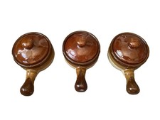 SET OF 3 Vintage Stoneware