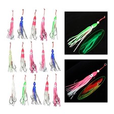 Octopuses Trolling Saltwater Lures with Hook Octopuses Skirt Trolling Swimbait
