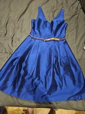 debut dark blue evening dress size 10