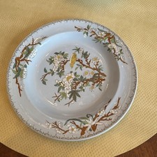 Rare Wedgewood Etruria England Floral dessert Plate 7” blue cuckoo