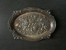 Antique Vintage Silver Plated Tray