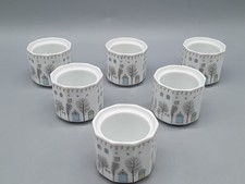 Rosenthal Polygon Winterreise 6 Egg Cups 4.5 cm High Tapio Wirkkala Rut Bryk