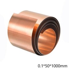 50 x 1000mm Copper Sheet Roll