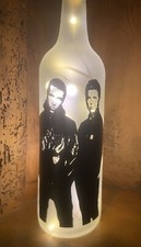 Oasis LED Bottle Light A Great Music Memorabilia Item. Noel & Liam Gallagher