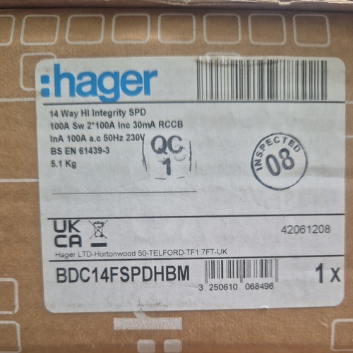 Hager way consumer unit - 14,