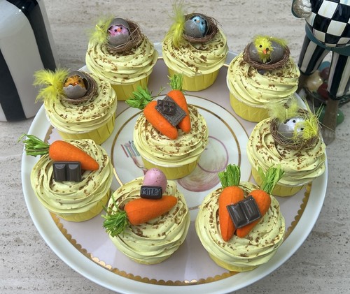 Artificial cupcakes set 9 - of,