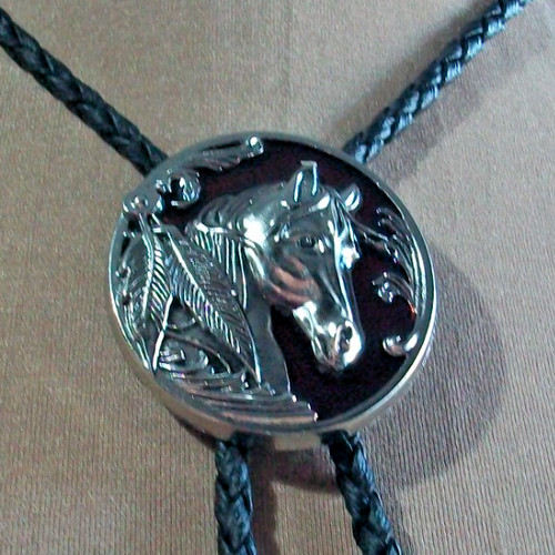 41a western bolo - silver, &