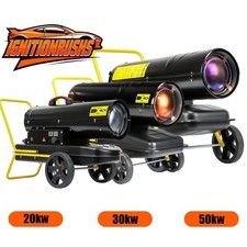 50/30/20kW Portable Diesel Space Heater 1100m³ Area Kerosene Workshop Warehouse