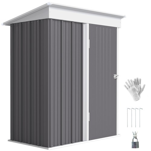 Outsunny steel garden shed - outsunny,