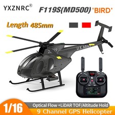 YUXIANG F119S(MD500) 9CH GPS Optical Flow Altitude Hold Brushless RC Helicopter