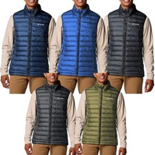 Columbia Mens Duck Down Feather Puffer Gilet Omni Heat Seal Sleeveless Jacket