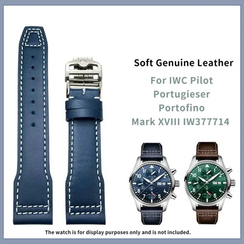 Soft genuine leather watch - leather,