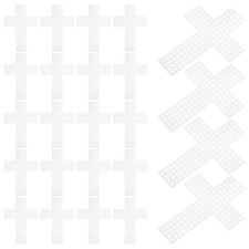 30 Pcs White Plastic Mesh