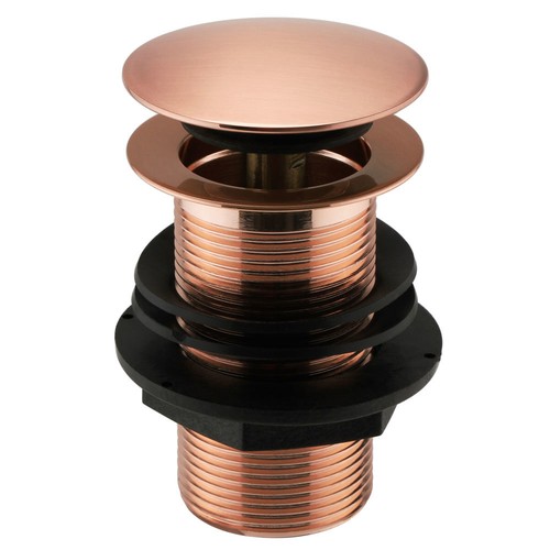 Unslotted basin waste click - unslotted,