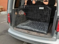 Sloping Dog pet puppy travel training cage crate for VOLKSWAGEN CADDY VAN 