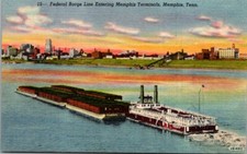 Postcard 15 Federal Barge Line