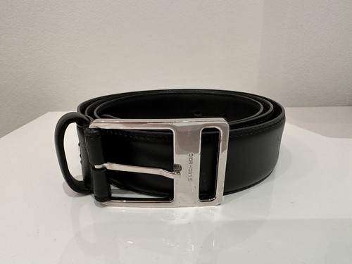 Dior homme black leather belt - homme,