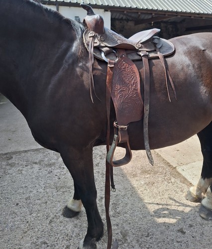 Smart dark brown tooled - smart,
