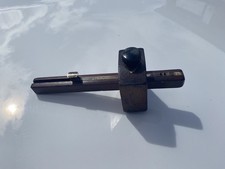 Vintage 1917 Wood & Brass Mortice Marking Gauge Scribe Carpenter Old Tool