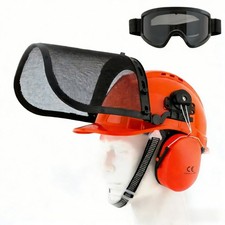 Chainsaw helmet safety steel - safety,