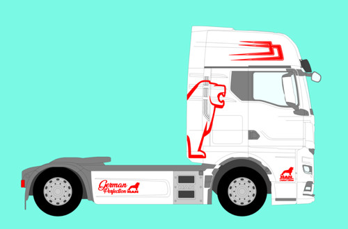 Man truck side panel - side,