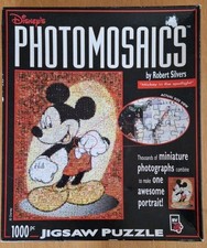 PHOTOMOSAICS "Mickey in the spotlight" - 1000 Pcs -  Jigsaw Puzzle 100% COMPLETE
