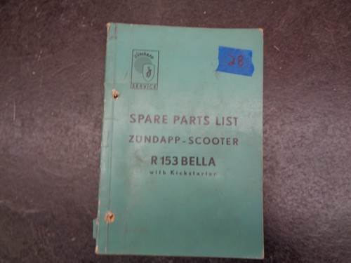 Zundapp r153 bella spare - bella,