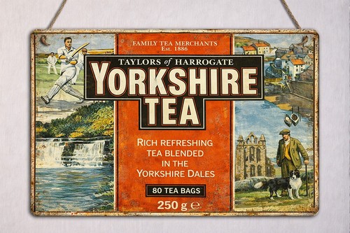 Yorkshire tea vintage - yorkshire, metal