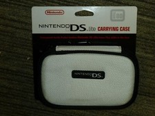 NINTENDO DS LITE OFFICIAL CONSOLE CARRY CASE BRAND NEW! Genuine Zip Holder White
