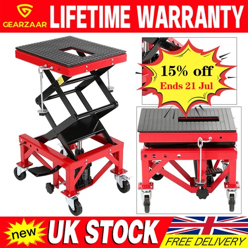 Red bike lift scissor 350lb - bike,