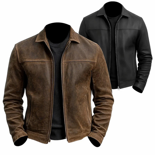 Men distressed brown cafe - men's,