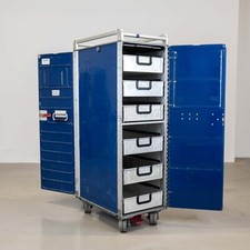 Aircraft trolley, airline trolley, trolley, serving trolley, Scandinavian Airlines