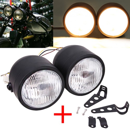 Motorcycle twin headlight dual - motorcycle,