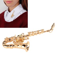 Musical Instrument Brooch Pin