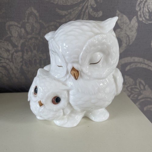 Royal osborne bone china owl - china,